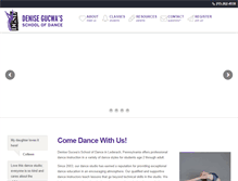 Tablet Screenshot of deniseschoolofdance.com